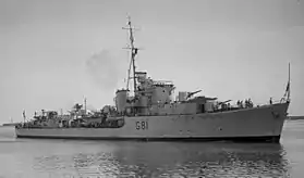 illustration de HMAS Quiberon (G81)