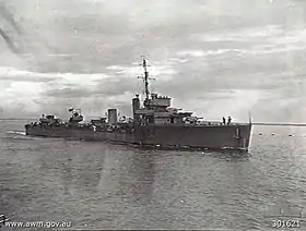 illustration de HMAS Vendetta (D69)