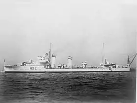 illustration de HMS Glowworm (H92)