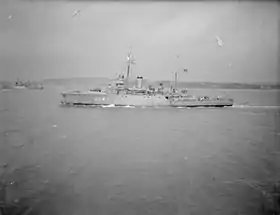 illustration de HMS Hebe (J24)