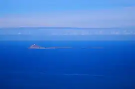 Vue aérienne des îles Habibas.