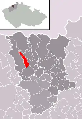 Localisation de Háj u Duchcova