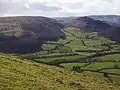 Vue de Hanter Hill et de Hergest Ridge depuis Bradnor Hill.