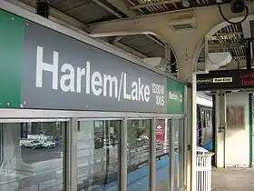La station Harlem/Lake