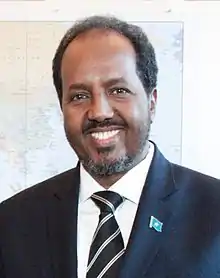 SomalieHassan Sheikh Mohamoud, président