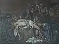 Pietà, tableau de Jean Hébert-Stevens exposé dans l'édifice.