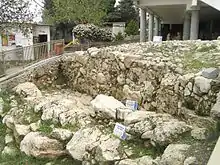 Vestige de la ville juive pendant la période du Second Temple