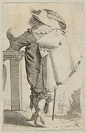 Vêtement d'un noble à la mode de 1630.