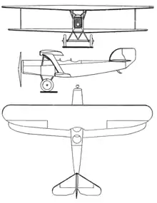vue en plan de l’avion