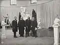 Heinrich Kautsch, Albert Bartholomé, Fritz Roeber, Auguste Rodin à l'Exposition internationale d'art de Düsseldorf, 1904