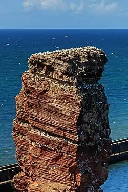 Le stack Lange Anna, dans l'archipel d'Heligoland (Allemagne).