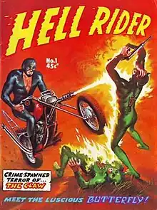 Couverture du magazine Hell Rider