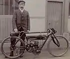 Cissac et sa Peugeot durant la saison 1905.