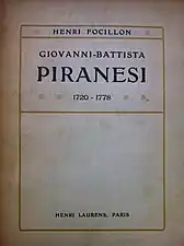 Giovanni Battista Piranesi (Paris, H. Laurens, 1918).
