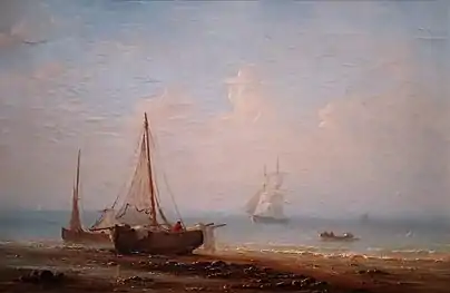 Barques échouées à l'aurore, Musée des beaux-arts de Brest