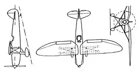 vue en plan de l’avion