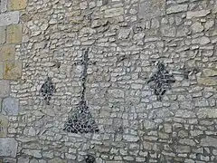 Croix murale de l'église.