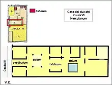 plan d'habitation longue et étroite