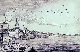 Port de Bordeaux et porte Cailhau.