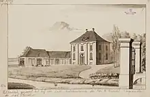 Le château, à l'époque de Jean-Henri de Perceval