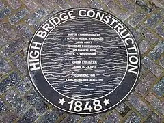 Construction du High Bridge (1848)