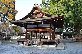 Haiden du Hirano-jinja