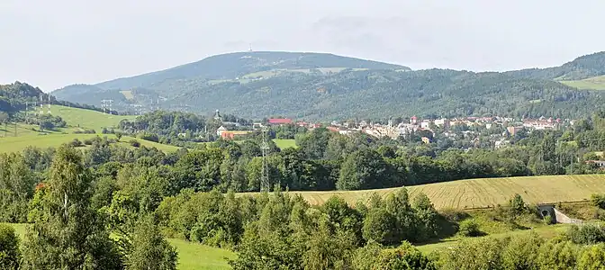 Hodkovice nad Mohelkou :vue générale.