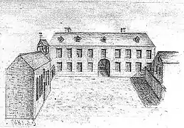 Facade de l’Hôpital Saint-Marcoul.