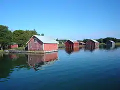 Garages à bateaux à Hyppeis.