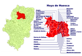 Localisation de Hoya de Huesca