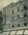 Teilansicht des Gebäudes am Hindenburgwall (heute Heinrich-Heine-Allee)