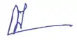 Signature de Hun Sen(km) ហ៊ុន សែន