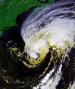 L'ouragan Gabrielle proche de son maximum d'intensité