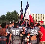 Hurricanes Montpellier J9 champions de France juniors 2014 (victoire en finale contre les Vikings de Villeneuve d'Ascq).