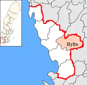Localisation de Hylte