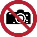 P029 – Interdiction de photographier