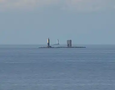 La tour de la Meloria et les deux phares