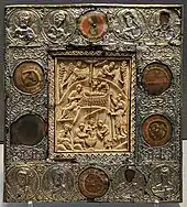 Icône reliquaire de la Nativité, Constantinople, Venise (?), XIIe siècle (Musée du Louvre)