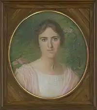 Johannes Baumann, demi-frère d'Ida Baumann et peint par celle-ci, vers 1910, et Rösli Walser, nièce d'Ida Baumann (1926), Bibliothèque cantonale d'Appenzell Rhodes-Extérieures