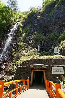 Entrée de la mine d'argent d'Ikuno.