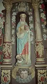 Église Saint-Blaise du Cloître-Pleyben, Sainte Catherine.