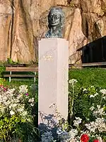 photo du buste d'Ingrid Bergman