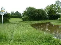 Carrefour de Chalivoy-Milon.