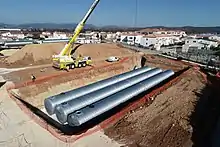 Citerne en acier galvanisé