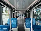 Intérieur d'une rame Citadis 405.