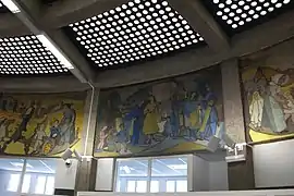 Le toit en tuiles de verres,