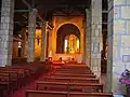 Intérieur de l'église.