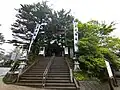 Remote worship hall at Ishizuchi Shrine, July 2024