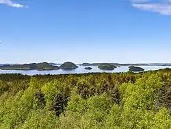 Archipel d'îles dans la baie des Exploits
