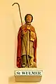 Statue de Saint Wulmer.